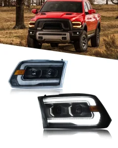 DK Motion Factory Car Lamp Assembly 1500 RAM 2500 RAM 3500 Headlight Classic Ram 1500 Headlamp for Dodge Ram