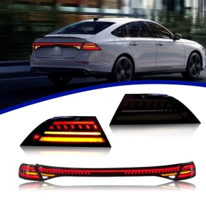 DKmotion Upgrade LED Tail Light Lamp for Honda Accord 11th Signal Brake Car Taillight Rear Back Lamp Accessory