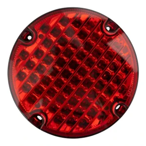 DOT Approval 24V Amber Red Round Beacon Light for School Bus LED Flashing Warning Lights