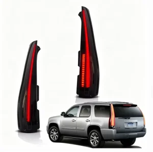 DOT Certified Full LED Tail Lights for Chevrolet Tahoe Suburban Red Indicator Rear Lamp 12V