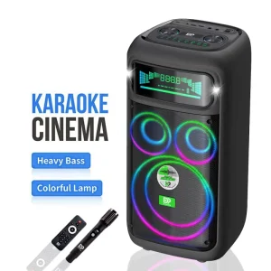 DP 936 GD 937 Portable V5.0 Speaker with RGB Sync Light Aux and Battery Plastic Cabinet Deep Bass for Home Party and Beach