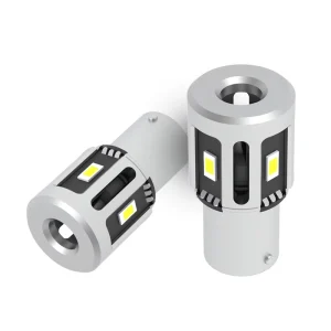 转向黄色信号发光二极管 DRL 日间行车灯 1156 BA15S 1157 BAY15D P21W 白色 黄色倒车灯