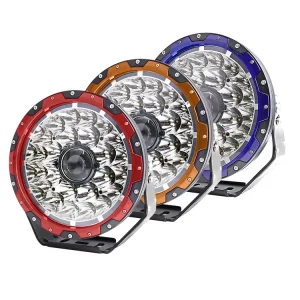 DRL 2000m Distance 9 Inch LED Work Light for SUV Truck Off Road