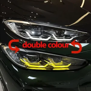 双色 DRL CSL 黄白切换远光灯 高光远光灯颜色互换 适用于宝马 4 系 M3 M4 G22 G23 G26 G80 G82 G83