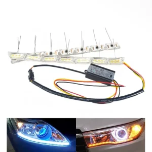 汽车日间行车灯 DRL 雾灯 发光二极管水天使眼睛灯泡灯 DC 12V 造型装饰灯转向灯