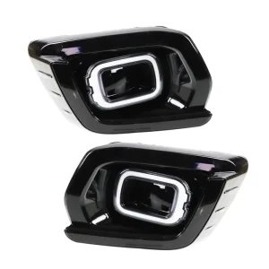 DRL Fog Lamp for Ford Ranger Wildtrak LED Daytime Running Light Day Light with Turn Signal