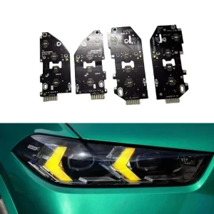 黄色 DRL 模块适用于 G05 G06 LCI X5 X6 F86 F95 LED 头灯 DRL 日间灯 天使眼