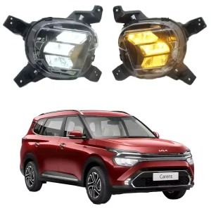 起亚卡伦斯 DRL LED 雾灯 带黄色转向灯 日间行车灯 日光驾驶雾灯