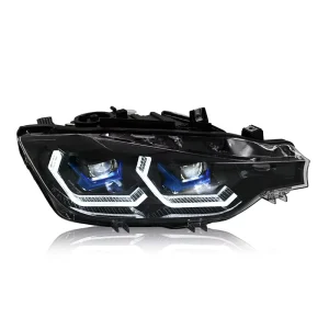 DRL LED Halogen Xenon Front Lamp Light Lens for BMW F30 F31F35 M3 F80 3 Series Headlights Auto Accessories