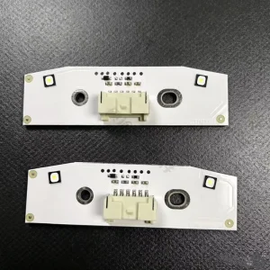 汽车头灯 DRL LED 模块亚克力导光片天使眼 LED 光源芯片适用于 宝马 X3 F25 X4 F26 LED DRL 板