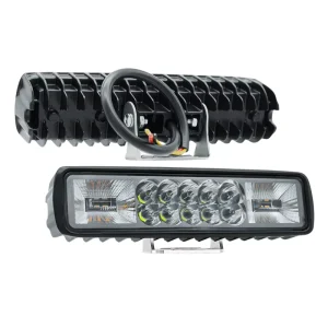 DXZ 16LED 18W CE Certified 12V Car Work Light 4×4 Spotlight Off Road Truck ATV UTV Auto Exterior Lighting Retrofit Upgrade