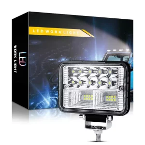DXZ 4″ 78W LED Light Bar 12V 24V Work Light for Cars Road Tractor Boat 4×4 ATV Trucks Square Spot Beam Design