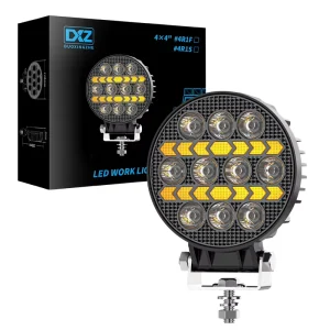 DXZ 4Inch LED Off road 4X4 Round Spotlight 12V 24V Work Light for Jeep Truck Car Tractor SUV ATV CAR LED Headlights