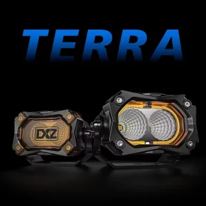 DXZ DXZ3C05 High Brightness 3 Inch Square Cube LED Fog Lights Amber Backlight Off Road 50W 12 24V for Trucks SUVs
