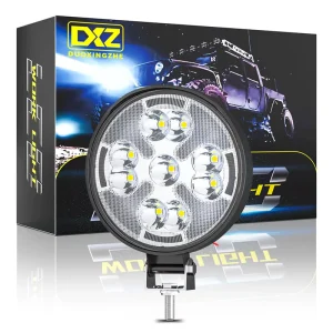 DXZ OEM 3 Inch Round LED Strobe Flash Fog Lamp Combo DRL Work Light for Offroad SUV 4WD Trucks Cars Accessories