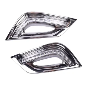 Daytime Running Fog Light Headlight bar Grille Sonata Eight Special Fog Lamps Modified Cable for Hyundai 11 12