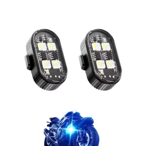 Daytime Running Light Wireless LED Motorcycle RGB Color Drone Strobe Car Flashing Warning Lamp for