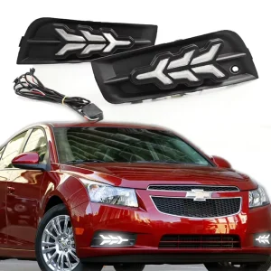 Daytime Running Lights Car LED Lights Front Fog Lamps for Chevrolet Cruze 09-14