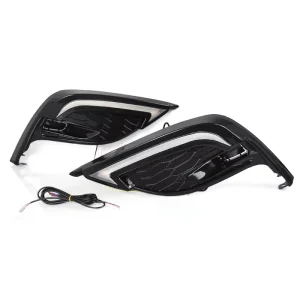 Daytime Running Lights Driving Fog Lamp Turn Signal LED Headlight Front Bumper for Toyota Camry