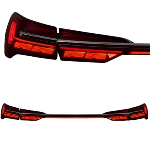 Dedicated to Audi A6L Taillight Assembly Modified LED Dynamic Running Water Steering Through the Taillight Assembly