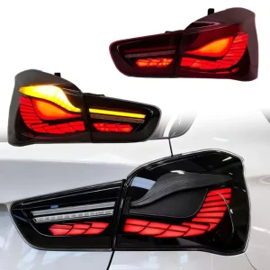 Demillon Car LED Tail Light Assembly Durable Plug and Play Rear Lights for BMW 1 Series F20 F21 118i 120i