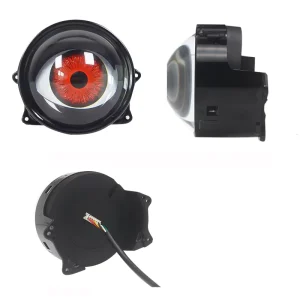 Demon’s Eye Tuning Lightings Decorative Lamp Two Disc Lens Model with 6 Modes Manual Remote Control