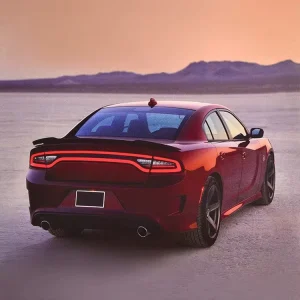 Designed for Dodge Charger LED Tail Light Assembly 11-14 Models Transparent Dynamic Flowing Tail Lights