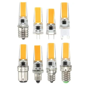 Dimmable COB 9W 110V 220V G4 G8 G9 E11 E12 E14 E17 Ba15d Gy6.35 LED Bulb