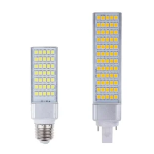 Dimmable E27 G24 LED Lamp Bulb Light G24D G24Q Horizontal Insert Plug in 2 Pin 4 Pin Emission 12V 120V 230V 5W 7W 10W 13W OEM