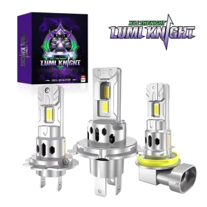Direct Plug Play Mini LED Headlight Bulb 20000LM 70W 12V H4 H7 H11 9005 9006 6000K Universal Fitment