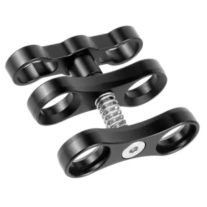 Diving Extended Flash Lights Ball Butterfly Clip Arm Clamp Mounting for GoPro DJI Insta360 Camera Underwater Bracket Ball Mount