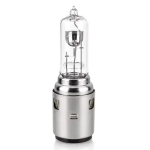 Double Claw 12V 35/35W BA20D Clear Motorcycle Headlight Bulb Hi Lo Beam Motorbike Lamp