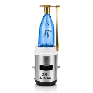 Double Claw Ceramic BA20D 12V 35/35W Super White Halogen Motorcycle Headlight Bulbs Lamps