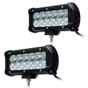 Double Row 7 Inch 36W LED Light Bar for Work Indicators Driving Offroad Boat Car Tractor Truck 4×4 SUV ATV 12V 24V
