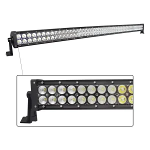 Double Rows 50” 288w Waterproof IP68 Straight Light Aluminum Combo Beam Led Light Bar for Off Road Vehicle 4WD