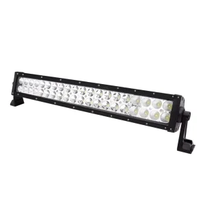 Double Rows Driving 22” 120W Straight Bar IP67 Mounting Bracket Spot Flood Combo Beam LED Light Bar for Off Road Vehicle