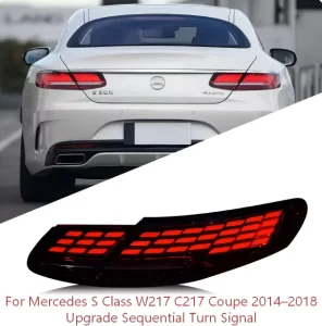 Dragon Scale LED Dynamic Taillight Assembly for Mercedes S Class W217 C217 Coupe Upgrade Sequential Turn Signal