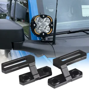 Dual A Pillar Aluminum Front Light Mounting Bracket Off Road Ditch Lights Compatible for Bronco 2 4 Door Accessories