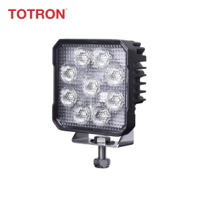 Dual Color 6000K IP67 IP69K Waterproof Flood Beam White Amber LED Work Light for Truck SUV ATV UTV