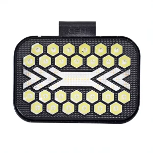 Dual Color 6000K LED Auxiliary Spotlight Model HB071 Truck 12V/80V Universal Fitment Retrofit/Upgrade Warranty