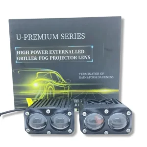 Dual Color 6500K/3000K IP68 Waterproof 48W LED Spotlight 12V-24V Aluminum Work Light for Motorcycle Truck Car