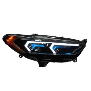 Dual Color LED Projector Headlight For Ford Mondeo Fusion CD391 DRL Xenon Ready Plug and Play Auto Parts