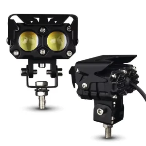 Dual Color Led Auxiliary Lights Mini Spot Driving Lights for Motorcycle Suv Utv External Spotlight Lighting System