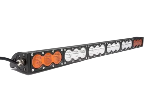 Dual Color Lens LED Light Bar with Combo Beam 10W Cree XTE Off Road Auxiliary Driving Light Multi Size for Jeep Truck UTV ATV SUV