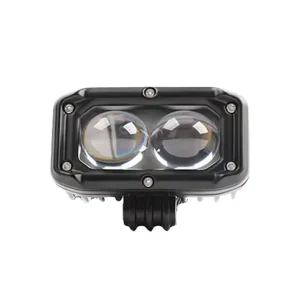 Dual Color Motorcycle Fog Auxiliary Light Led Work Light for Truck Trailer 4×4 jeep High Bright Lens Other Car Light Accessories