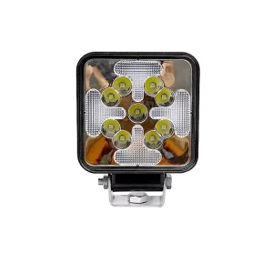 Dual Color Offroad Lights Projector Lamp Cob Truck Square Led Work Light for Tractor Car Garage