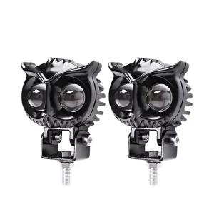 Dual Color White Yellow Spot Auxiliary Motorcycle LED Light High Low Beam Fog Light for Motorcycles