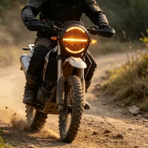 Dual Color Yellow White LED Spotlight System High Performance Motorcycle Headlight for Bulk Orders & OEM Manufacturing