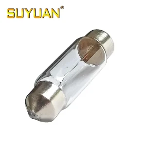 Dual Pointed Bulb C5W 12V5W SV8.5 Halogen Lamp Bulb Interior Lighting Auto Light