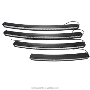 Dual Row 52 50 42 32 22 Inch 10-30V Curved LED Work Light Bar